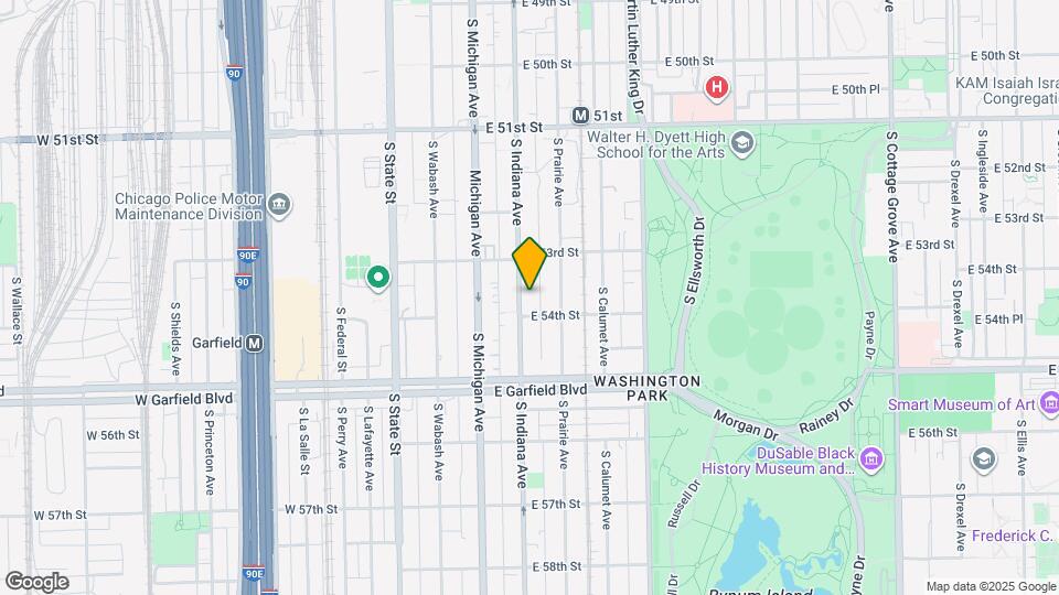5341 S Indiana Ave Mapa y Detalles de la Ubicación