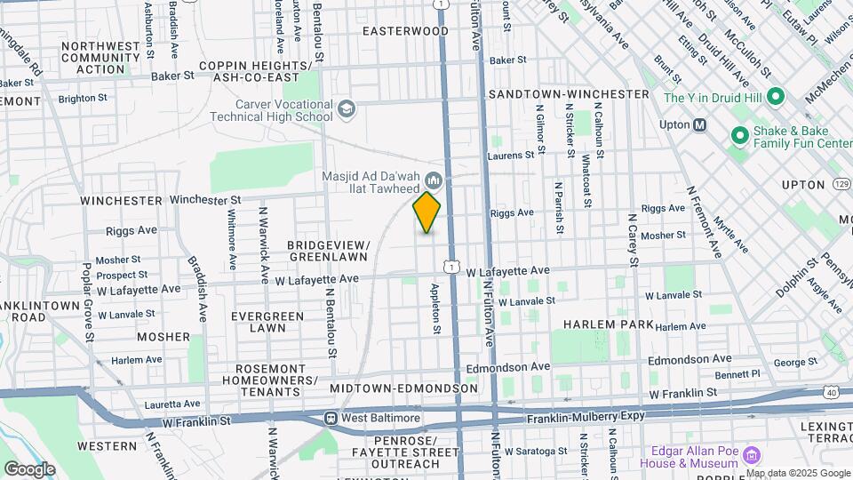 1934 Mosher St Map and Location Details