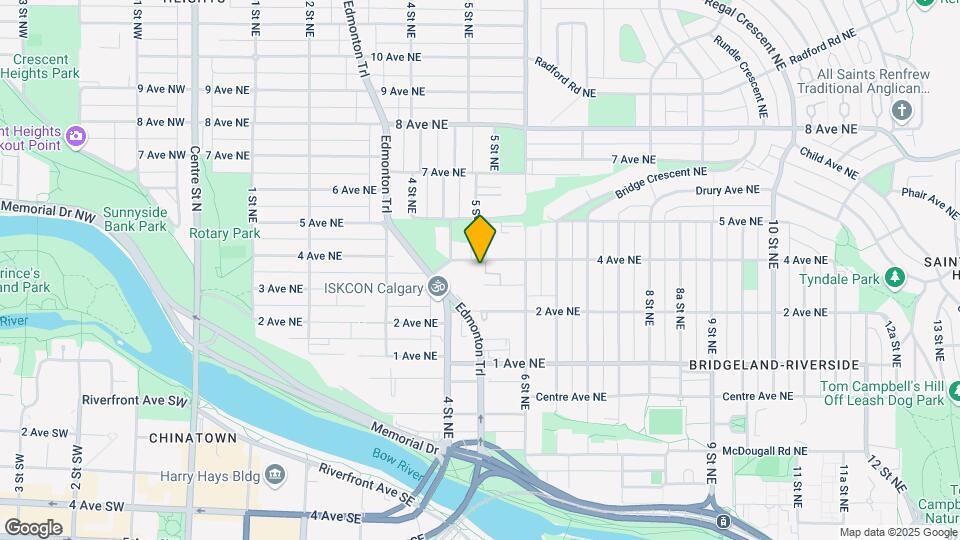 635 4th Ave NE Map and Location Details