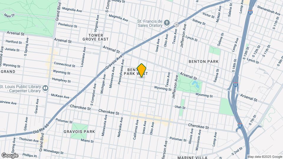 3167 California Ave Mapa y Detalles de la Ubicación