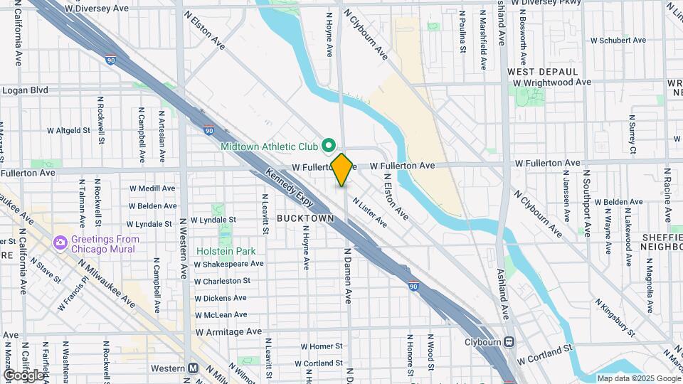 2336 N Damen Ave Mapa y Detalles de la Ubicación