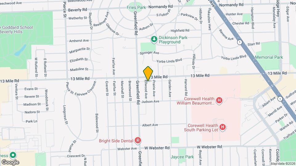 3366 Ellwood Ave Map and Location Details