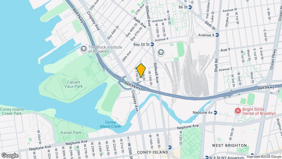 203 Avenue Z, Unit Rear building Mapa y Detalles de la Ubicación