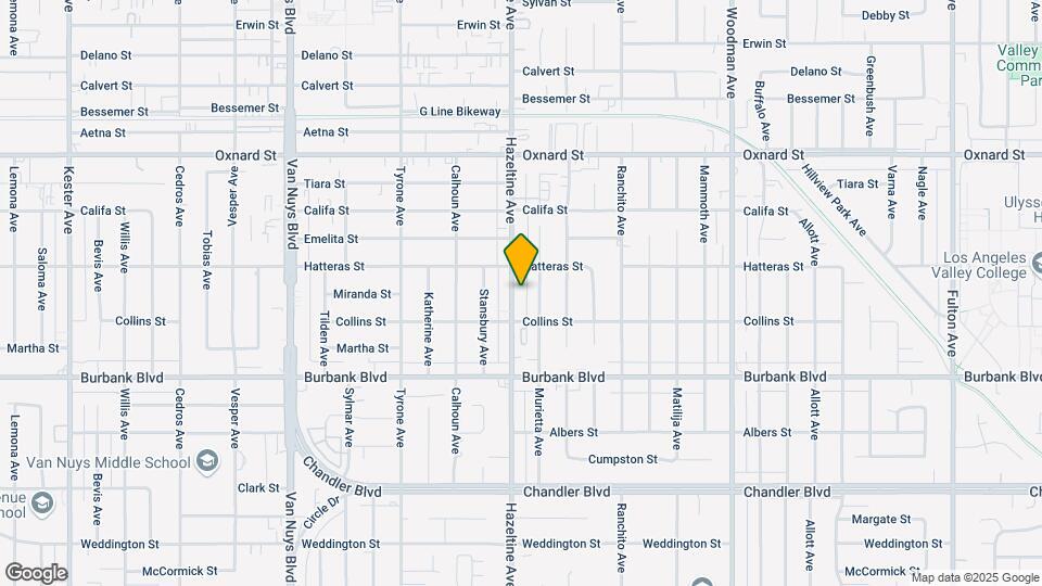 5734 Hazeltine Ave-Unit -01 Mapa y Detalles de la Ubicación
