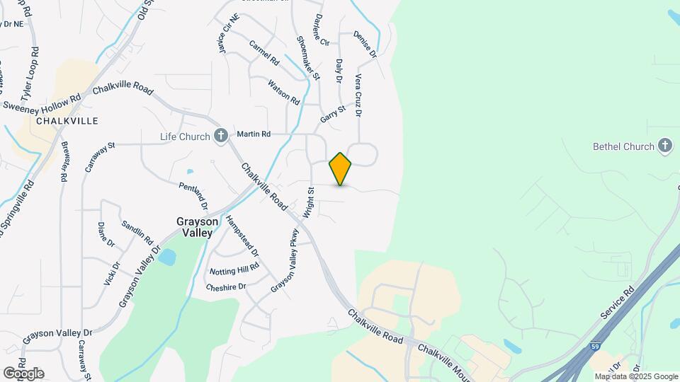 5089 Falling Creek Ln Map and Location Details