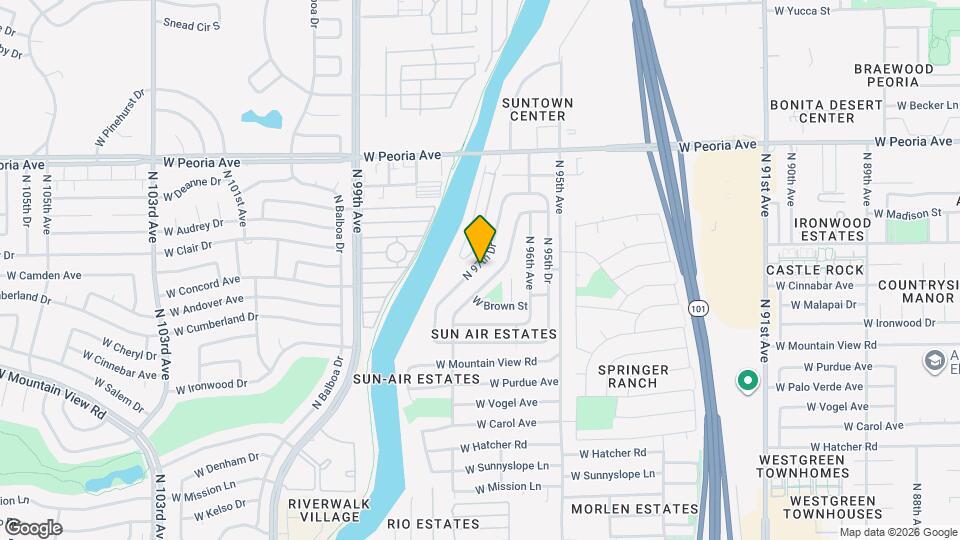 10141 N 97th Dr Map and Location Details