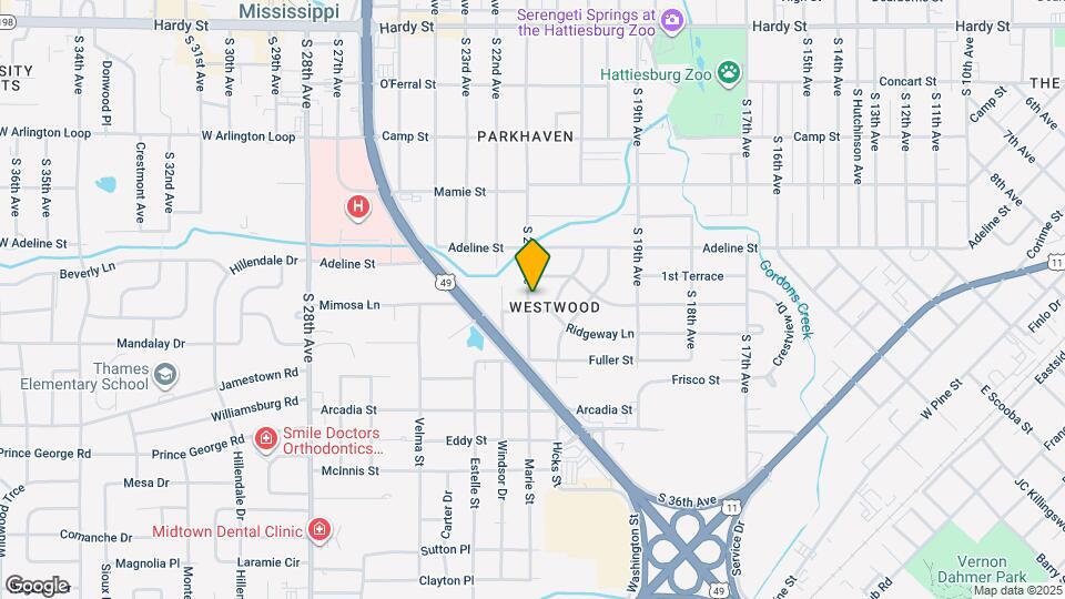 608 S 21st Ave Map and Location Details