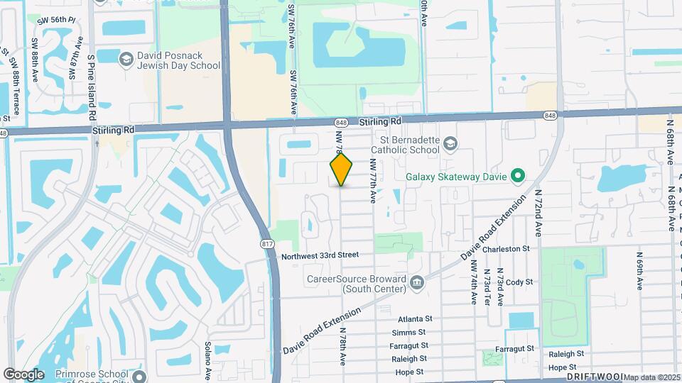 3791 NW 78th Ave Map and Location Details