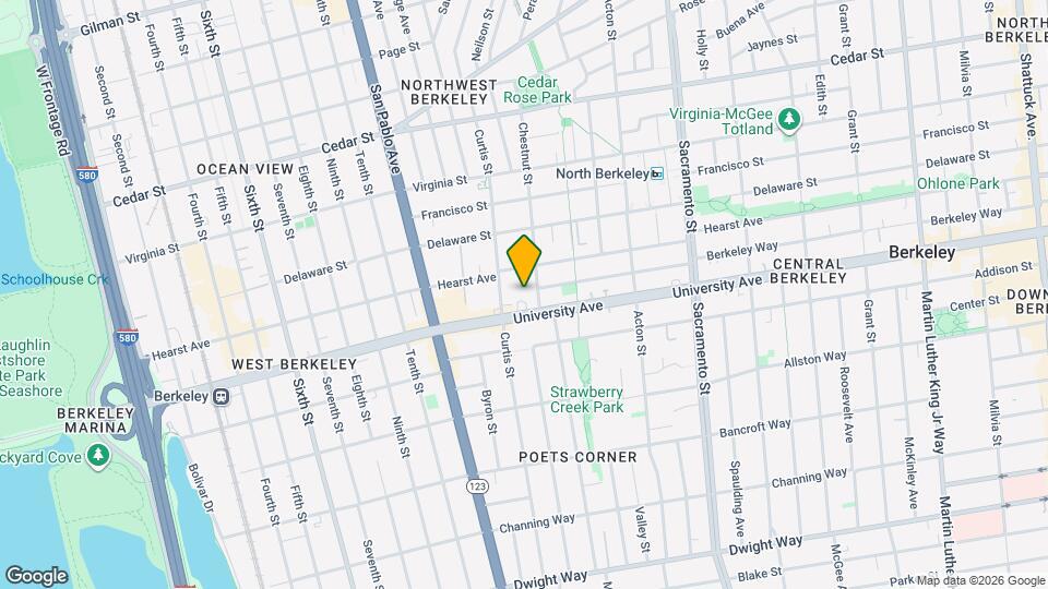 1225 University Ave Map and Location Details