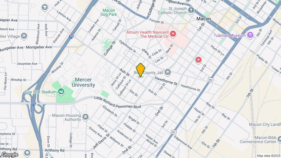 1278 Jackson St Map and Location Details