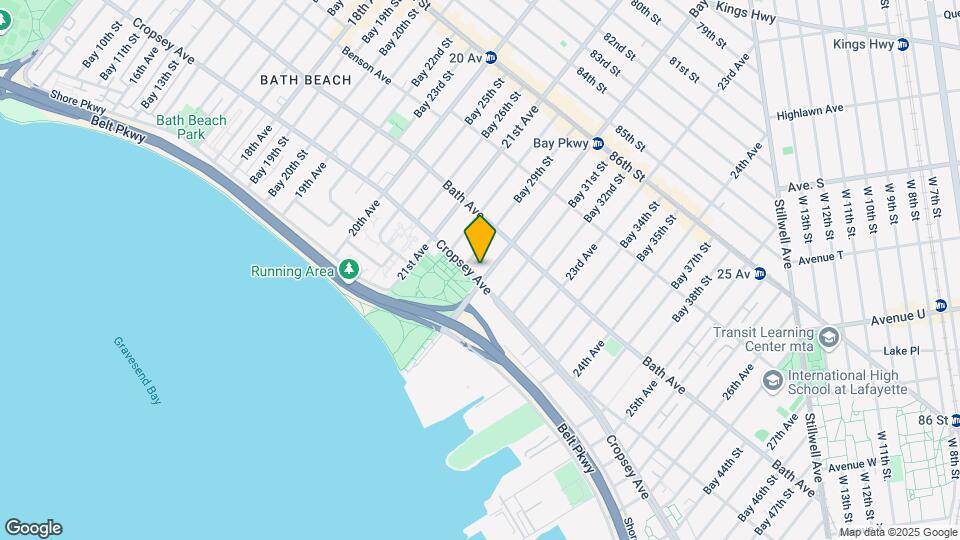8814 Bay Parkway Map and Location Details