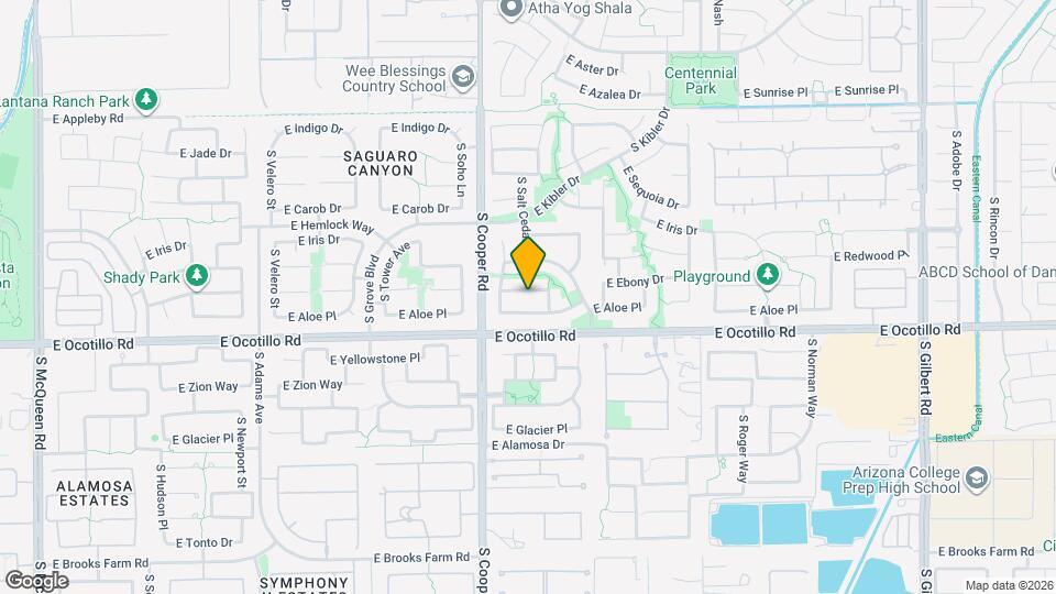 2125 E Ebony Dr Mapa y Detalles de la Ubicación