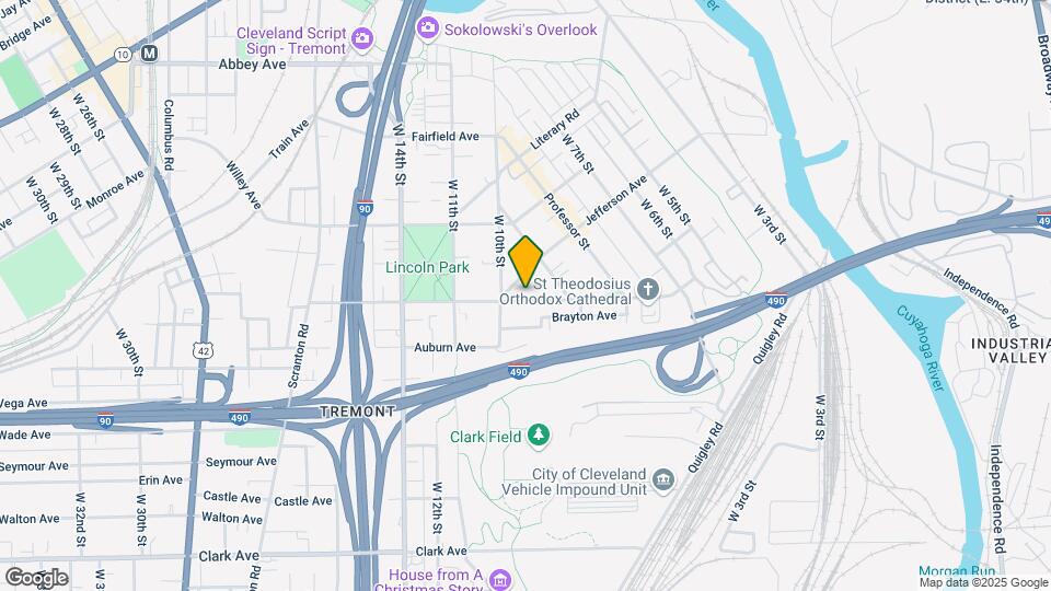 908 Starkweather Ave Map and Location Details