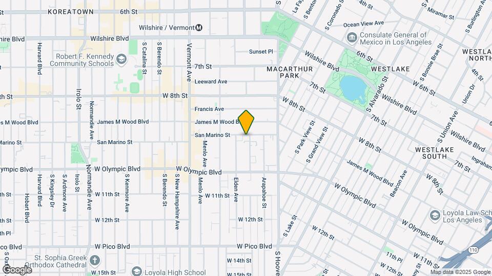2700 San Marino St Map and Location Details