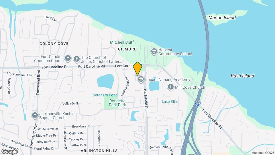 3654 Hartsfield Forest Cir Map and Location Details