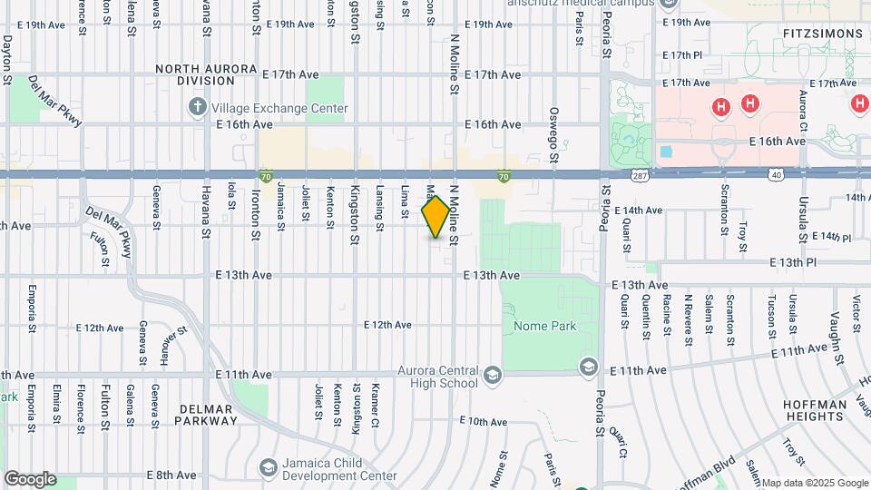1350 Macon St Mapa y Detalles de la Ubicación