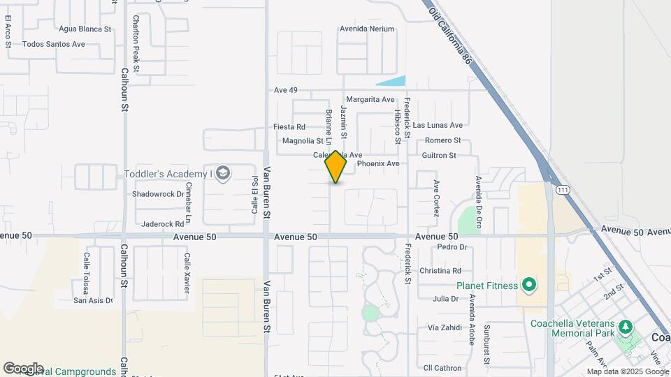 49732 Washingtonia Ave Map and Location Details