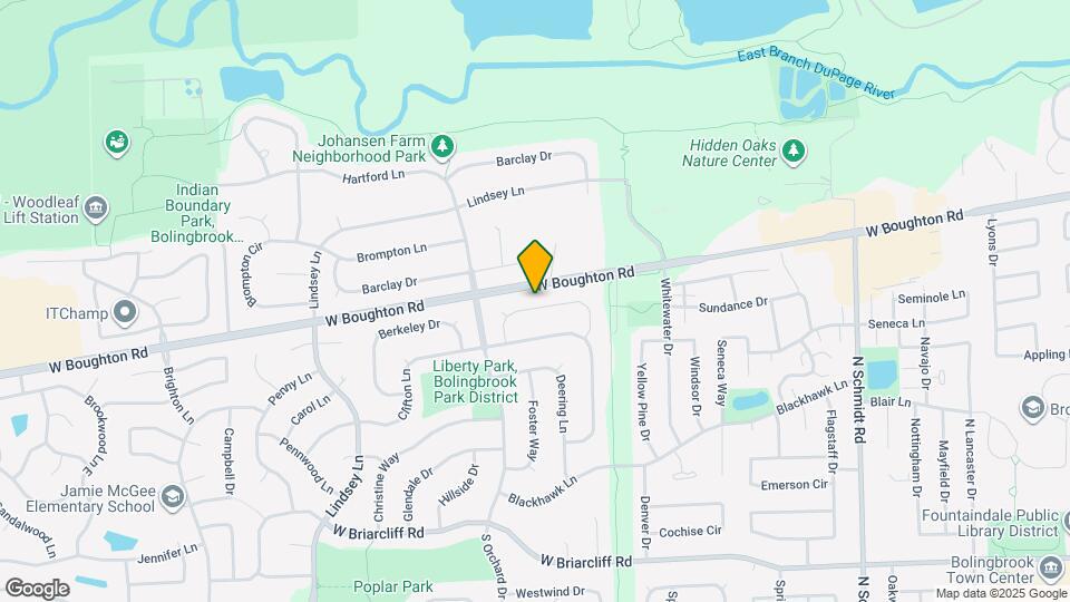 287 Clarendon Ln Map and Location Details