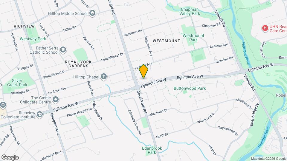 1403 Royal York Rd Map and Location Details