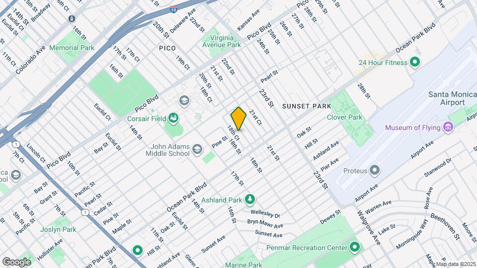 2430 20th St, Unit C Map and Location Details