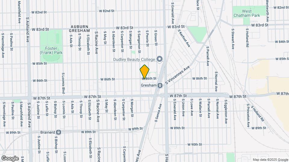 913 W 86th St Map and Location Details