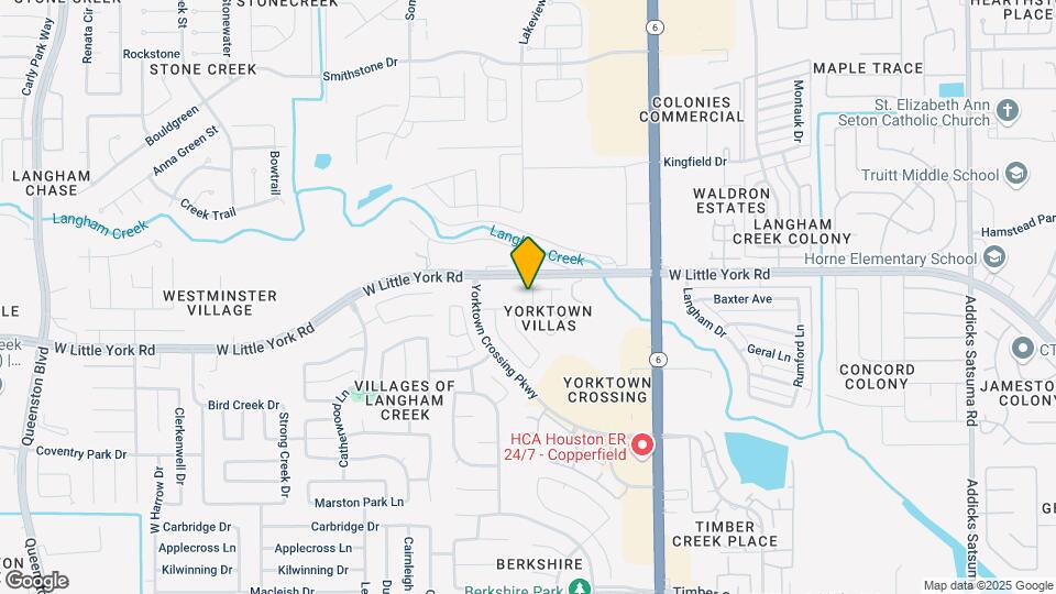 6143 Yorktown Meadow Ln Mapa y Detalles de la Ubicación