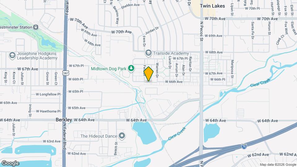 6607 Morrison Dr Map and Location Details