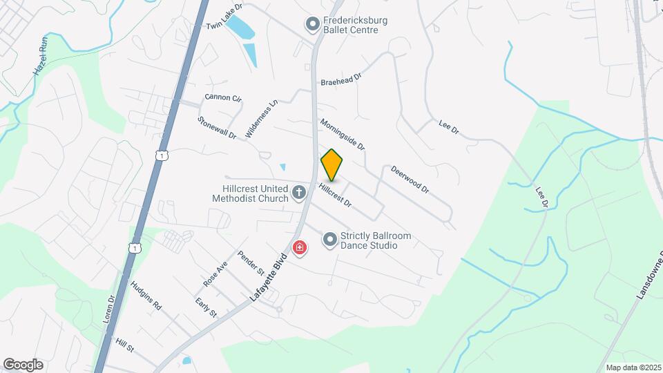 105 Hillcrest Dr Map and Location Details