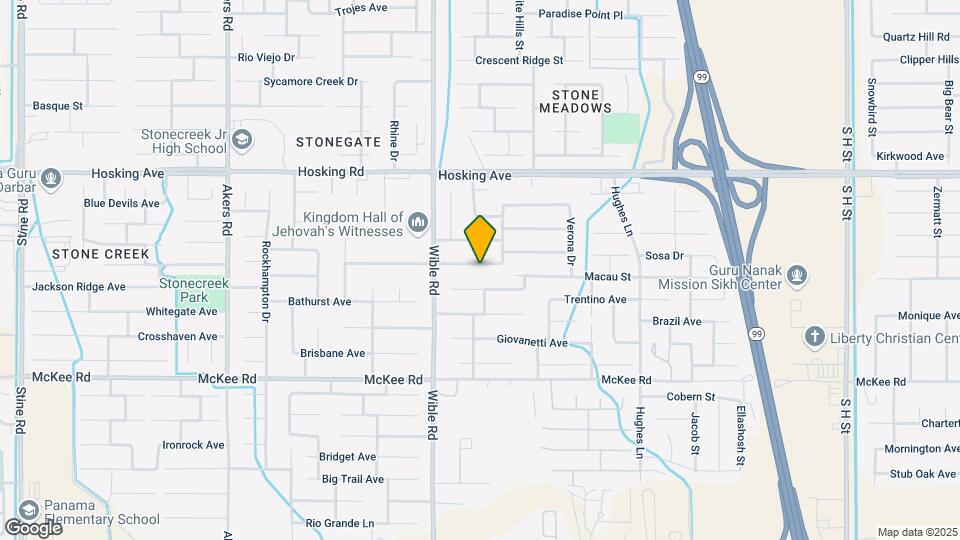 3103 Sierra Meadows Dr Map and Location Details