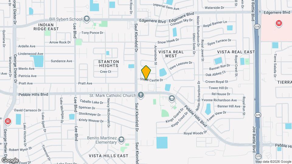 11734 Stone Castle Dr Map and Location Details