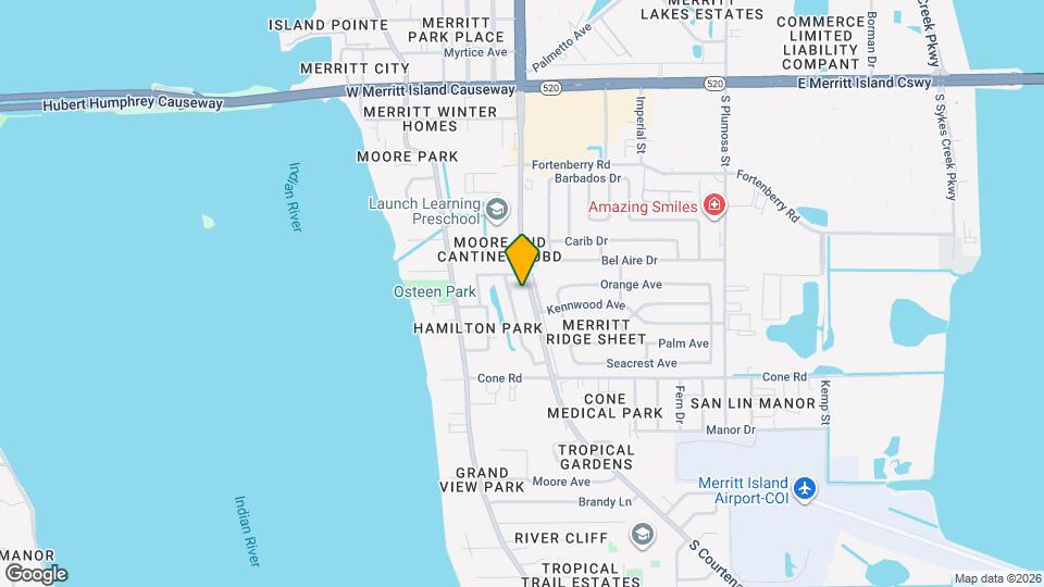 435 S Courtenay Pkwy Map and Location Details