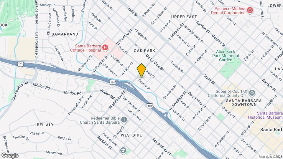 1922 Castillo St Map and Location Details