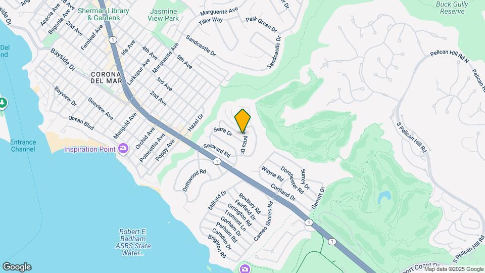 531 De Anza Dr Map and Location Details