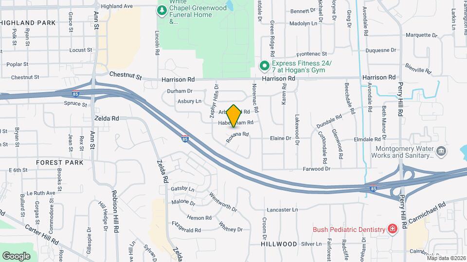 3329 Roxana Rd Map and Location Details