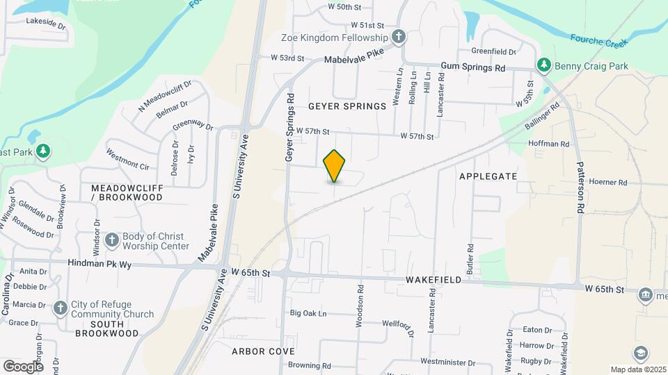 6007 Kerr Rd Map and Location Details