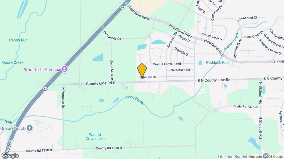 10605 Glenayr Dr Mapa y Detalles de la Ubicación