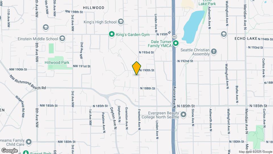 18839 Fremont Ave N Map and Location Details