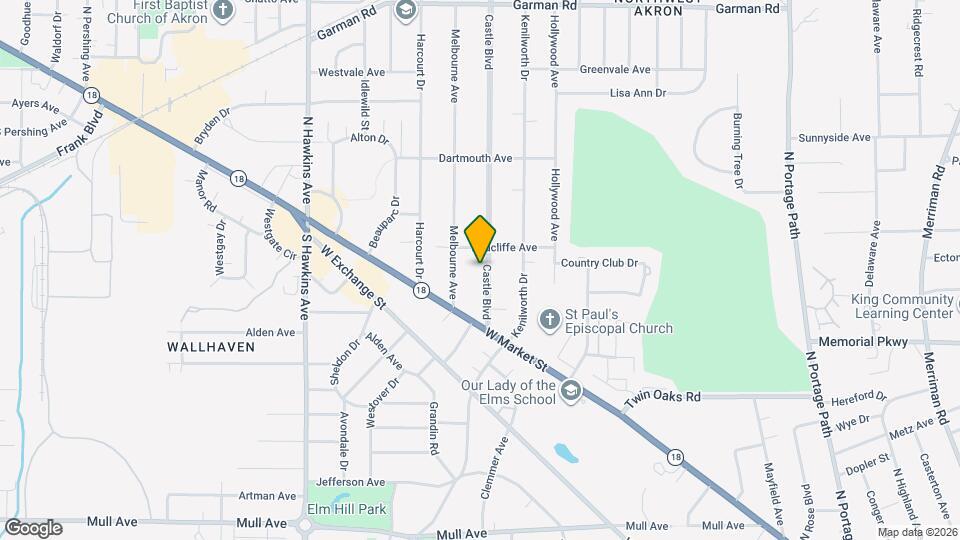 74 Castle Blvd Map and Location Details