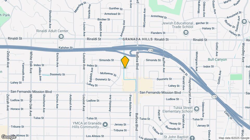 11243 Paso Robles Ave Map and Location Details
