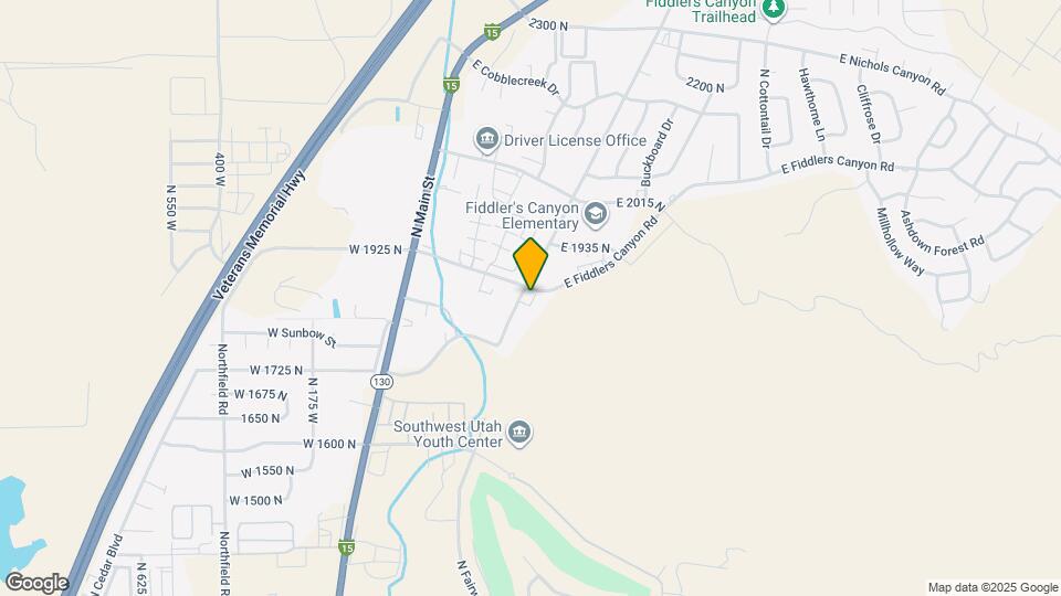 1854 N Wedgewood Ln Map and Location Details