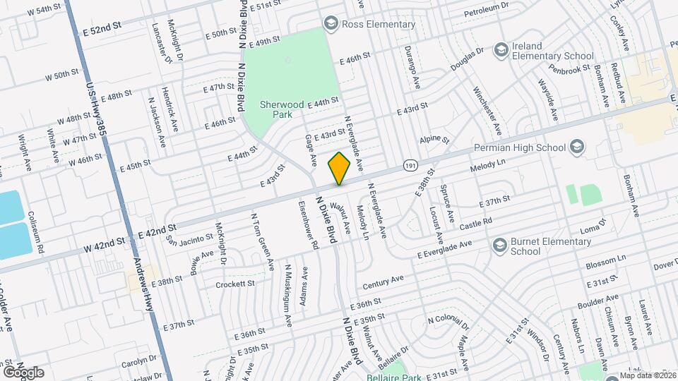 1110 E 42nd St Map and Location Details