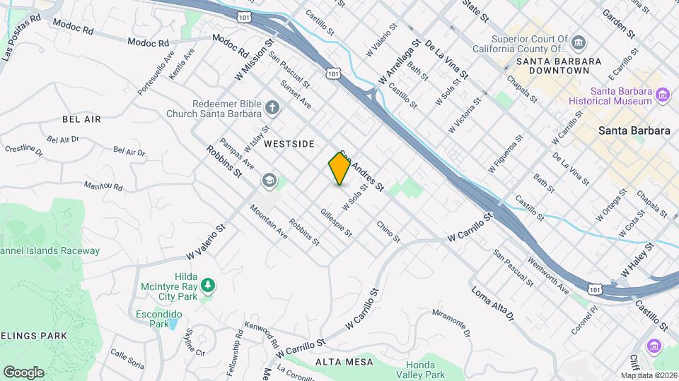1428 Chino St Map and Location Details