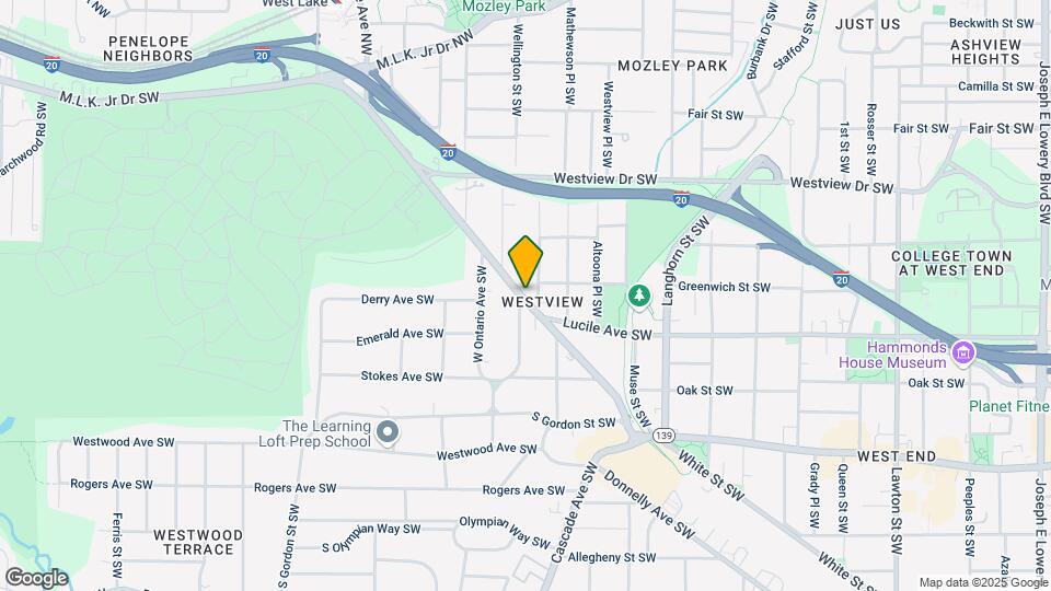 1535-1539 Ralph David Abernathy Blvd SW Map and Location Details