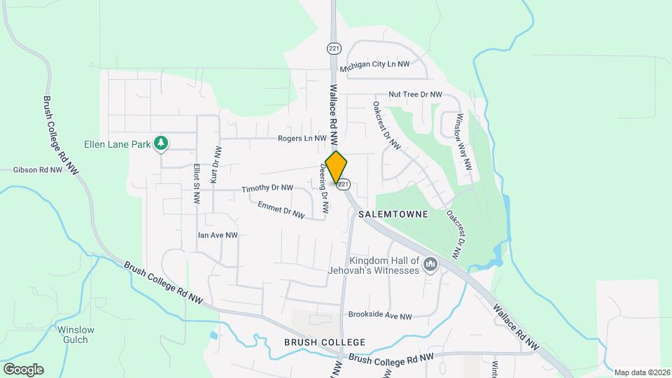3096 Deering Dr NW Mapa y Detalles de la Ubicación