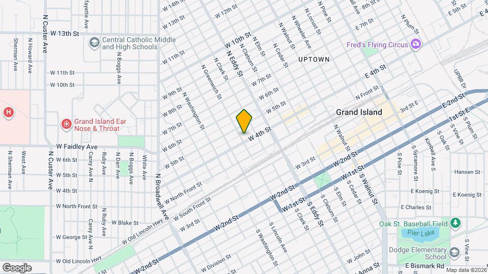 922 W 4th St Map and Location Details