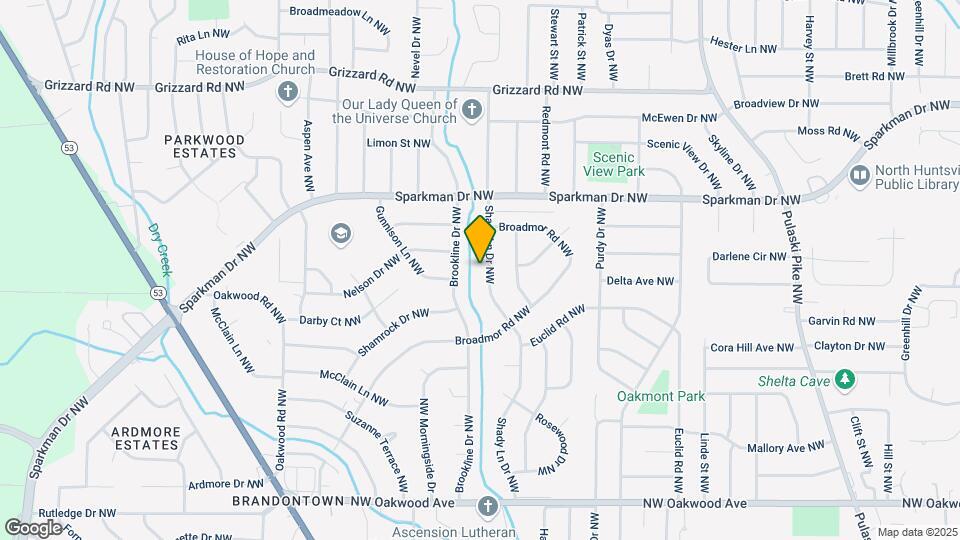 2215 Shady Ln Dr NW Map and Location Details
