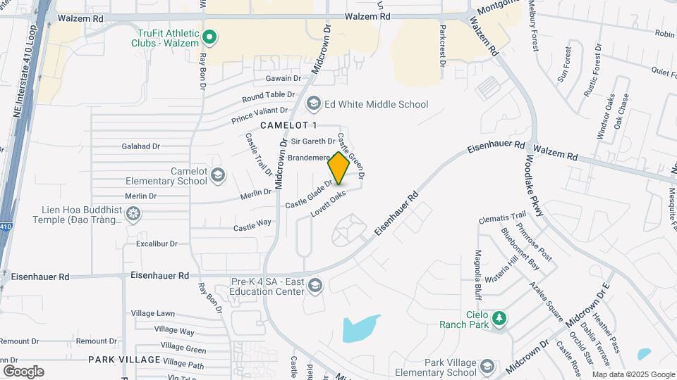 5711 Lovett Oaks Map and Location Details