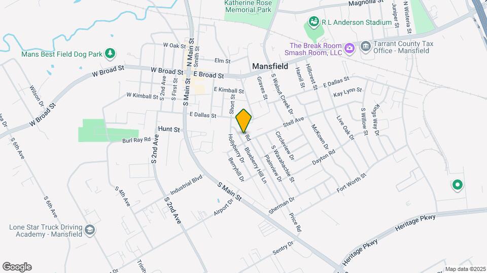 423 Blueberry Hill Ln Mapa y Detalles de la Ubicación