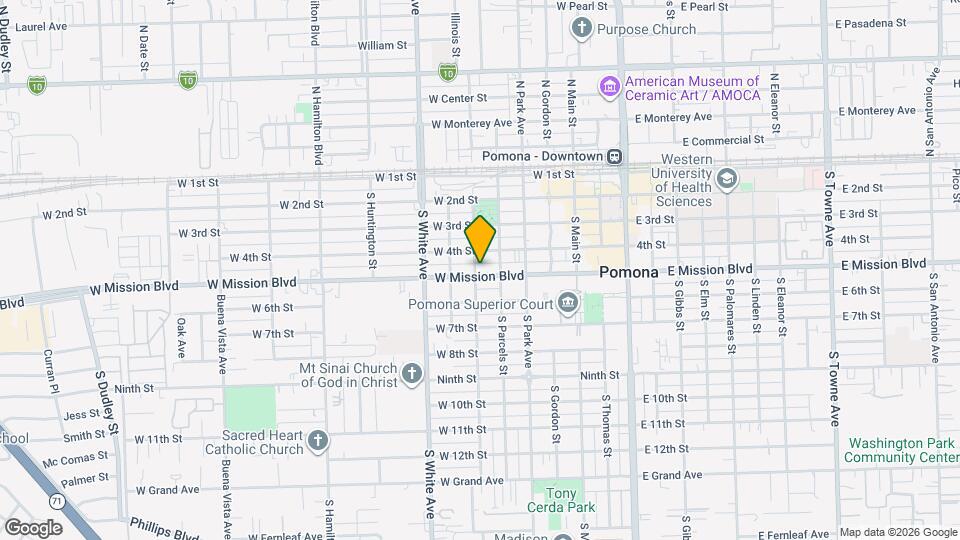 685 W Mission Blvd Map and Location Details