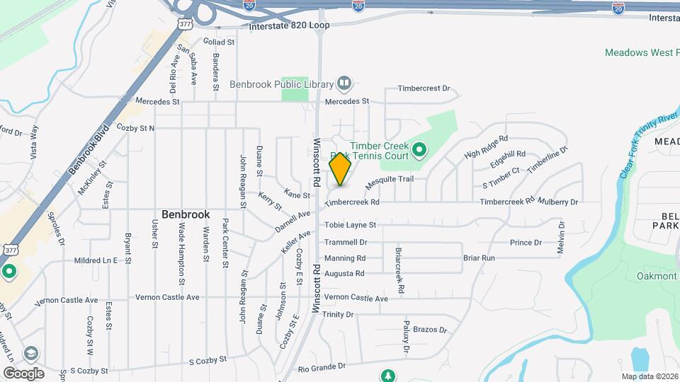 1049 Cottonwood Trail Mapa y Detalles de la Ubicación